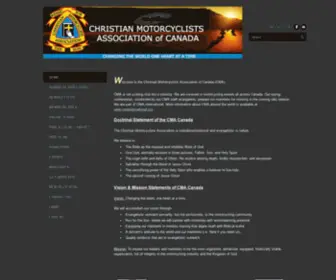 Cmacanada.ca(Christian Motorcyclists Association of Canada) Screenshot