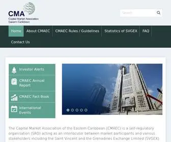Cmaec.org(Capital Market Association of the Eastern Caribbean (CMAEC)) Screenshot