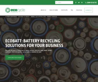 Cmaecocycle.net(Australasia's Leading Mercury Recycler) Screenshot