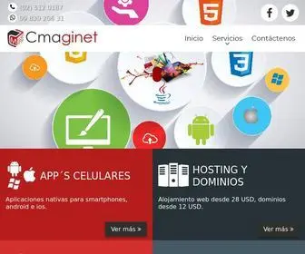Cmaginet.com(Diseño de páginas web en Quito y para todo el Ecuador) Screenshot