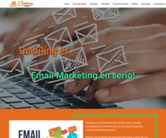 Cmailing.com.ar(Email Marketing en serio) Screenshot