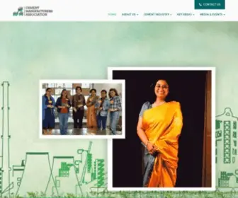 Cmaindia.org(Cement Manufacturers Association in India) Screenshot