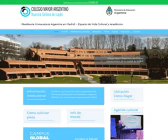 Cmanslujan.com(Colegio Mayor Argentino) Screenshot