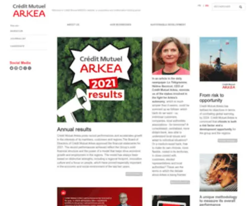 Cmarkea.com(Crédit Mutuel Arkéa) Screenshot