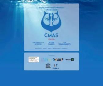 Cmas.org(World Underwater Federation) Screenshot