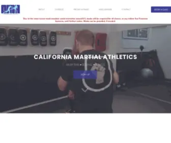 Cmasf.net(California Martial Athletics) Screenshot