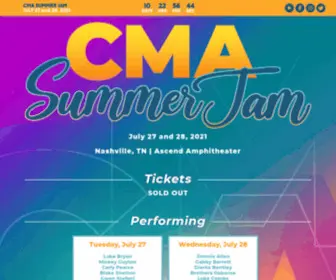 Cmasummerjam.com(CMA Summer Jam) Screenshot