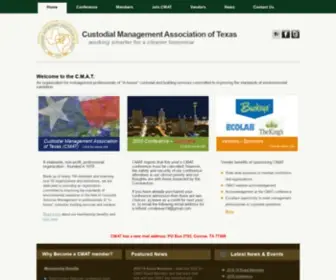 Cmatexas.com(Association for Custodial Services Management) Screenshot