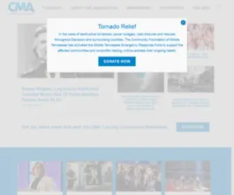 Cmaworld.com(CMA was the first trade association formed to promote a genre of music. CMA) Screenshot