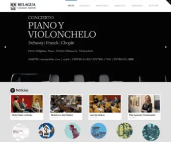 Cmbelagua.com(Colegio Mayor en Pamplona) Screenshot