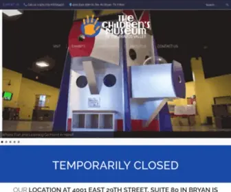 CMBV.org(The Children's Museum of the Brazos Valley) Screenshot