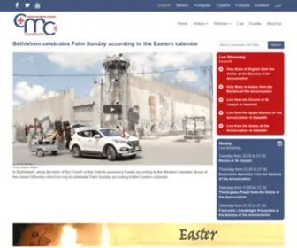 CMC-Terrasanta.org(Christian Media Center) Screenshot