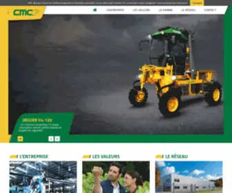 CMC51.com(Tracteur enjambeur CMC) Screenshot