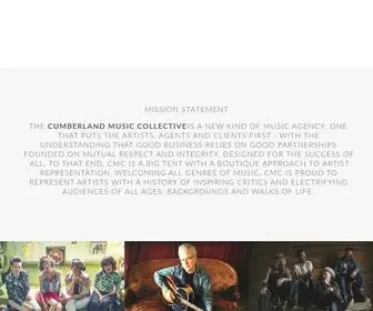 Cmcartists.com(Cumberland Music Collective) Screenshot