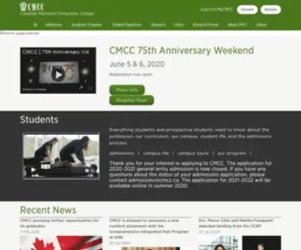 CMCC.ca(Canadian Memorial Chiropractic College (CMCC)) Screenshot