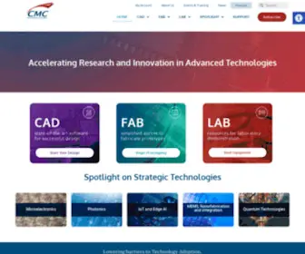 CMC.ca(CMC Microsystems) Screenshot