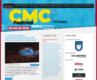 CMcfestival.com(CMC Festival Vodice 2014) Screenshot