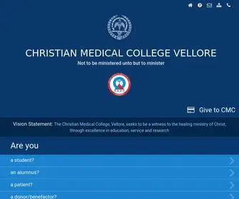 CMCH-Vellore.edu(Christian Medical College) Screenshot