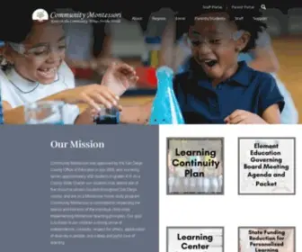 CMcharter.org(Community Montessori) Screenshot