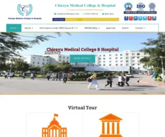 CMCHbhopal.com(Chirayu Medical College & Hospital) Screenshot