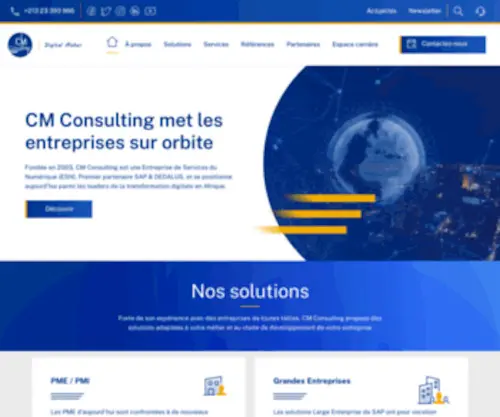 Cmconsulting-DZ.com(CM Consulting) Screenshot