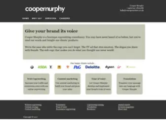 Cmcopywriters.co.uk(Copywriter Team) Screenshot