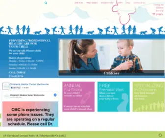 CMcpeds.com(Children's Medical Center) Screenshot