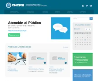 CMCpsi.org.ar(Colegio de Martilleros y Corredores Públicos de San Isidro) Screenshot