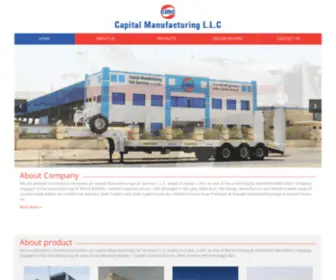 Cmcuae.com(Capital Manufacturing L.L.C) Screenshot