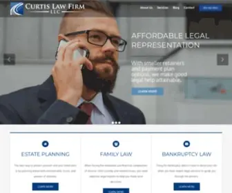 Cmcurtislaw.com(Curtis Law Firm) Screenshot