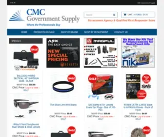 Cmcus.com(CMC Government Supply Law Enforcement and Government Agency Sales) Screenshot
