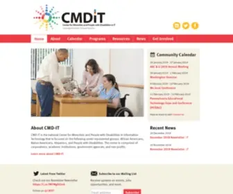CMD-IT.org(CMD-IT, Fostering innovation through inclusion) Screenshot