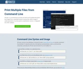 CMD2Printer.com(Print from Command Line with fCoder 2Printer Batch Printing Software) Screenshot