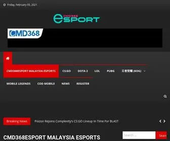 CMD368Esport.com(CMD 368 Esport) Screenshot