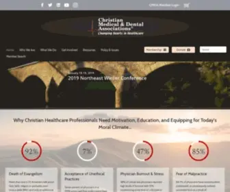 Cmda.org(Christian Medical & Dental Associations®) Screenshot