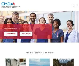 Cmdacanada.org(CMDA) Screenshot