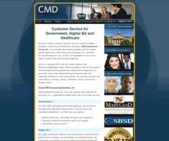 Cmdigi.com(Customer Service for Government) Screenshot