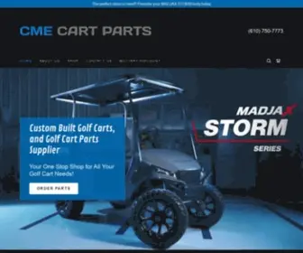 Cmecartparts.com(CME Custom Carts) Screenshot