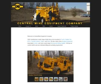 Cmeco.com(Central Mine Equipment Company) Screenshot