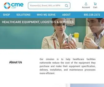 Cmecorp.com(Medical Equipment) Screenshot