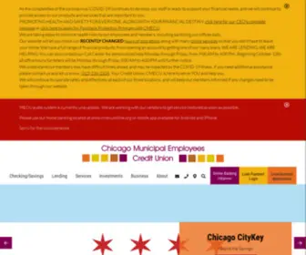 Cmecuonline.org(Chicago Municipal ECU) Screenshot