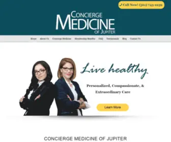 Cmedjupiter.com(Concierge Medical Practice of Jupiter FL) Screenshot