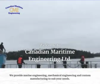 Cmelimited.com(Canadian Maritime Engineering Ltd) Screenshot