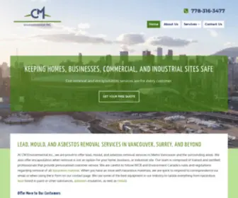 Cmenvironmental.ca(CM Environmental Inc) Screenshot