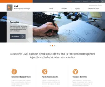 Cmeplast.com(Injection et fabrication d'outillages en France) Screenshot