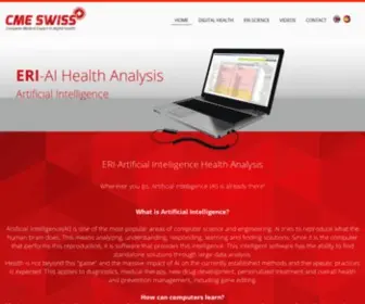 Cmeswiss.eu(ERI system for monitoring quality of life) Screenshot