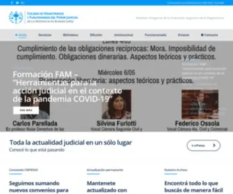 CMFbsas.org.ar(Colegio de Magistrados y Funcionarios del Poder Judicial) Screenshot