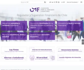 CMFchile.cl(La Comisión del Mercado Financiero (CMF)) Screenshot