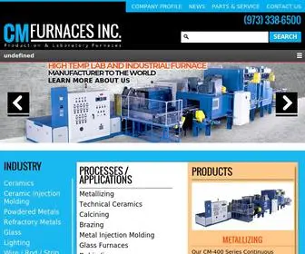 Cmfurnaces.com(Laboratory, Box, Tube, Muffle, High-Temp Industrial Furnaces & Kilns) Screenshot