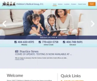 CMG-PC.com(Children's Medical Group) Screenshot